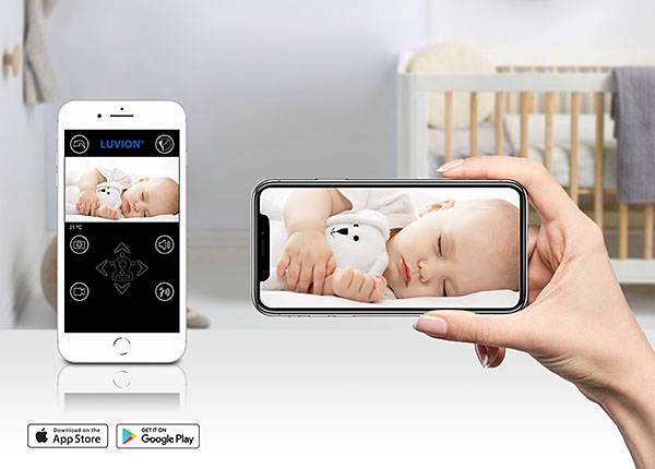 Luvion Grand Elite 3 Connect Video Baby Monitor 