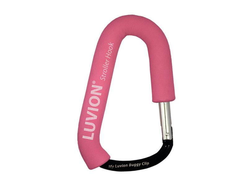 Luvion Pram Hooks Clips Pink