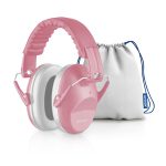 Luvion ear protectors for kids dusty pink