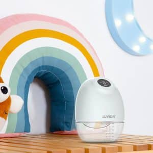 Foto van de Luvion Geneva borstkolf op een plankje