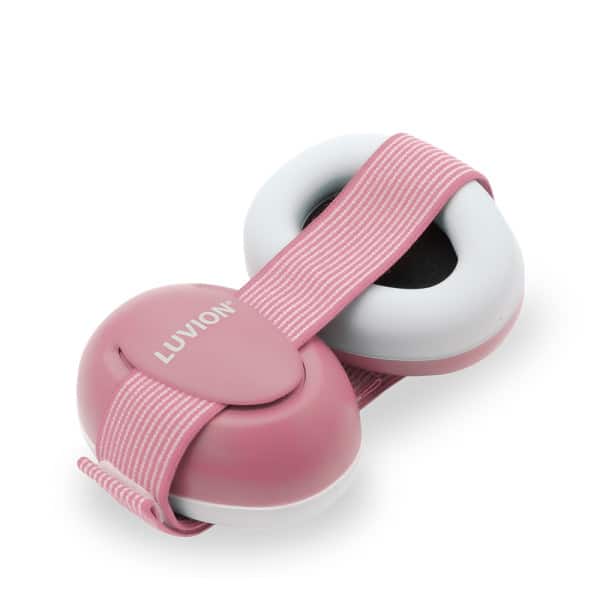 Afbeelding van de Luvion baby gehoorbeschermer in de kleur Dusty Pink
