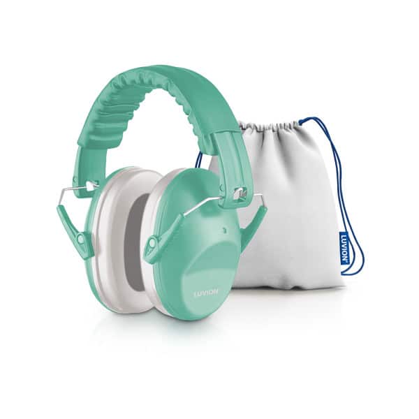 Afbeelding van de Luvion kinder gehoorbeschermer in de kleur Misty Mint
