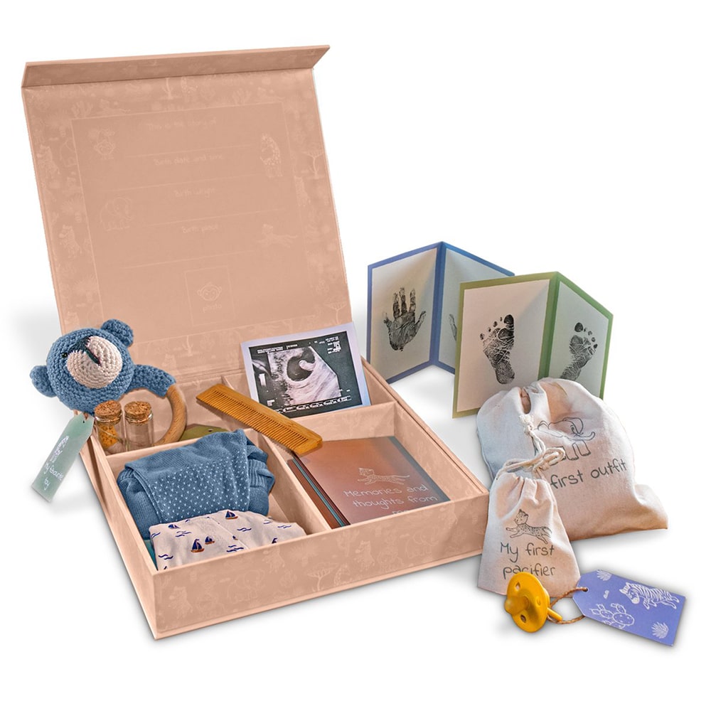 LUVION® Baby Memory Box Green – Preserve your memories