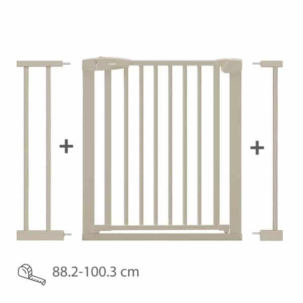 LUVION Safety Gate Plus – 88–100 cm – Beige
