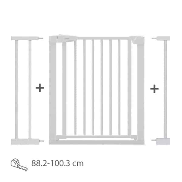LUVION Safety Gate Plus – 76–82,9 cm – White