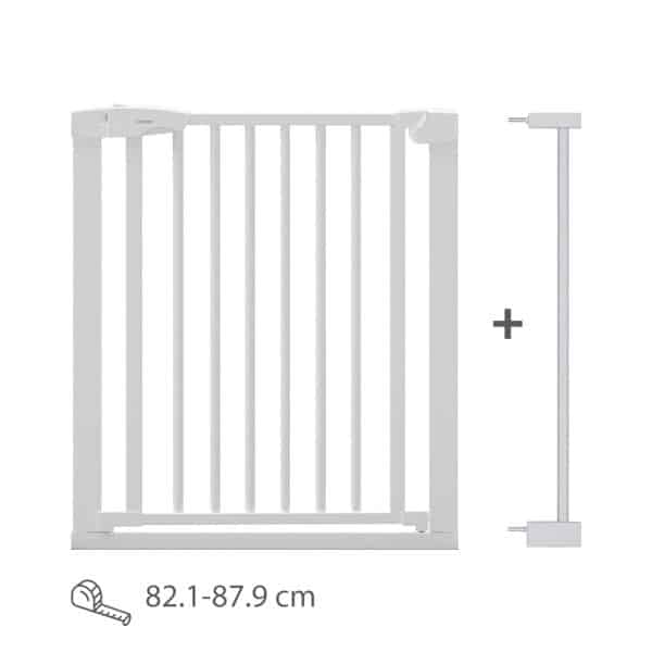 LUVION Safety Gate Plus – 83–87,9 cm – White